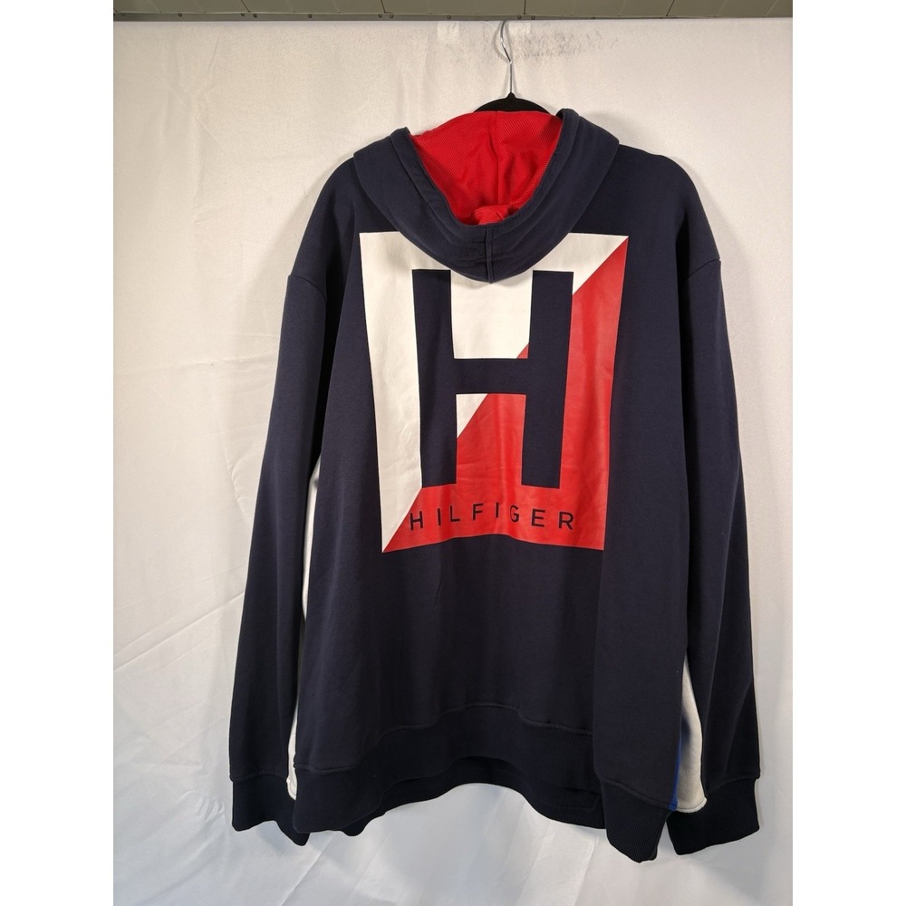 Tommy Hilfiger hoodie size 2XL pullover red, white, blue